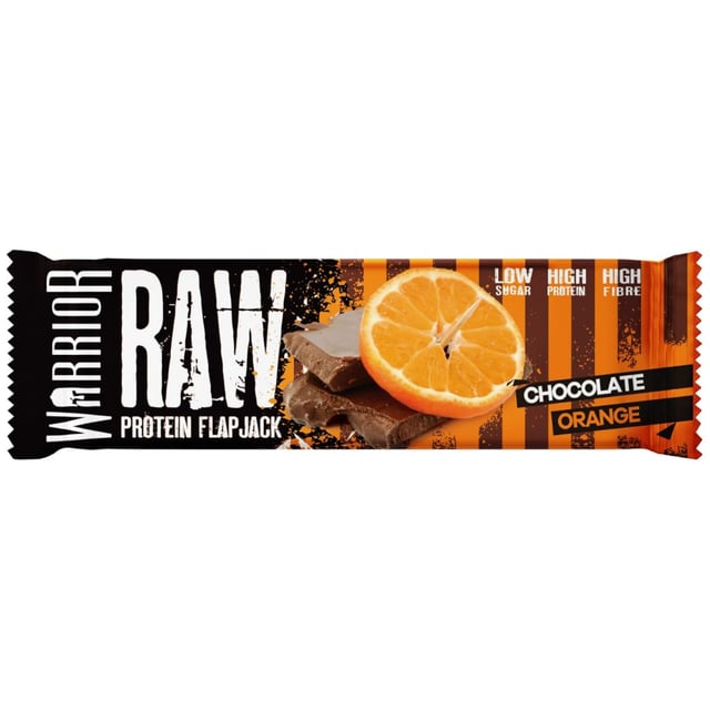 warrior war flapjack chocolate orange 75g
