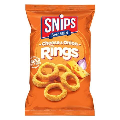 snips cheese and onion rings 165g