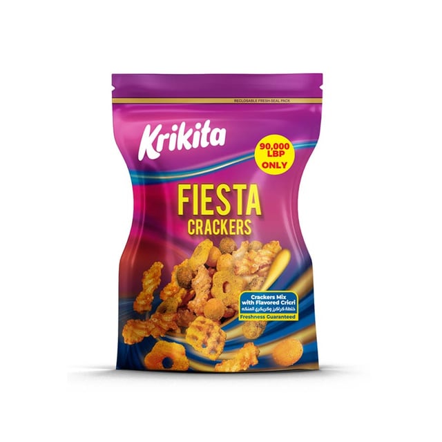 Krikita fiesta crackers 130g