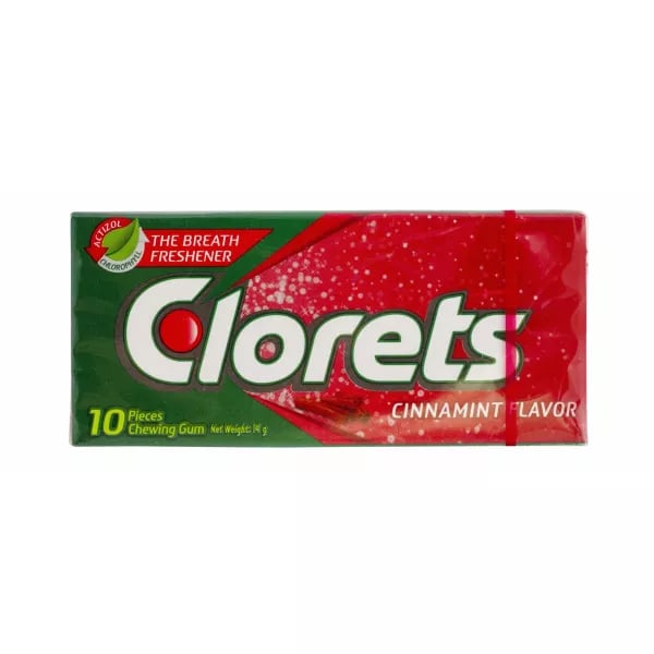 Clorets Cinnamon 10 Pcs 14G