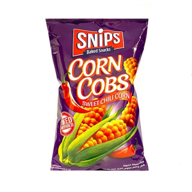 Snips Baked Corn Cobs Sweet Chili Corn 60G