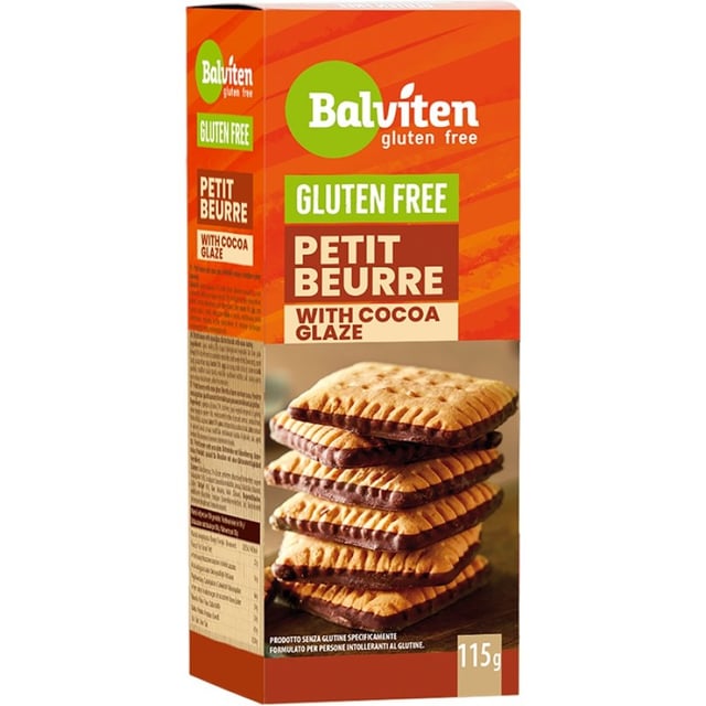 Balviten gluten free petit beure choc115g
