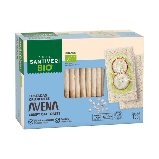 Santiveri Toast Light Oat 100G
