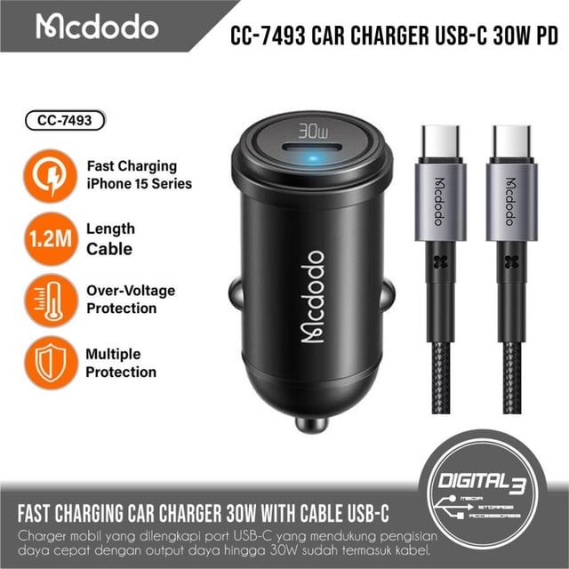 Macdodo car charger 30w cc-749