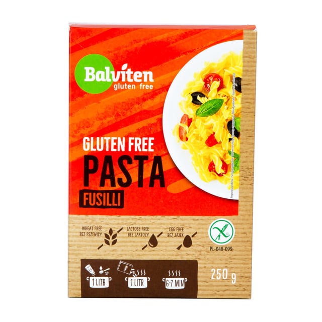 Balviten gluten free pasta fusilli 250g