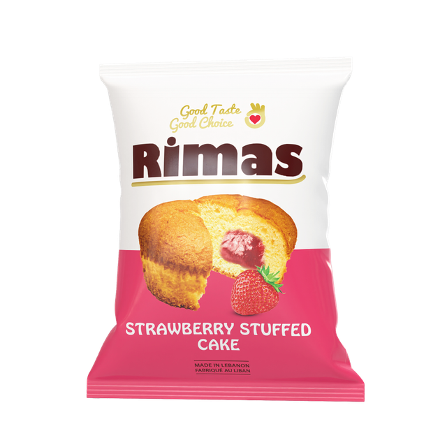 Rimas strawberry stuffed cake 40g