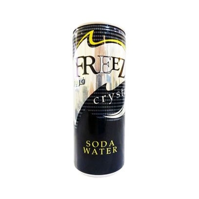 Freez Crystal Soda Water 250Ml Can