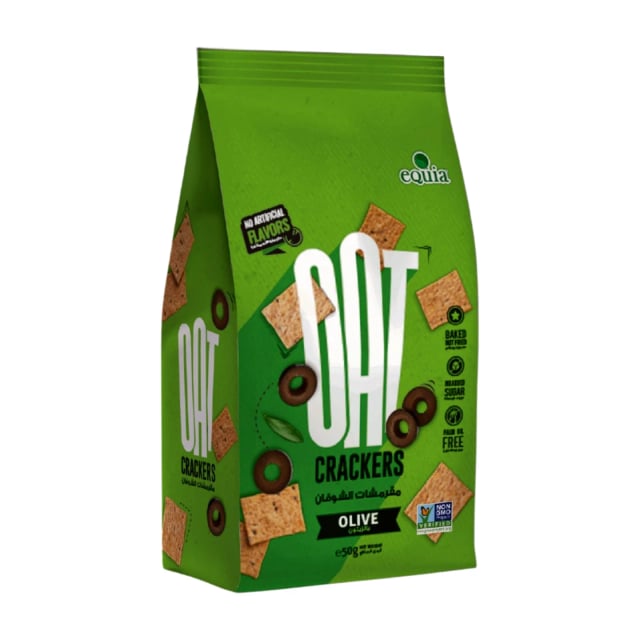 Equia Oat Crackers Olives 50g