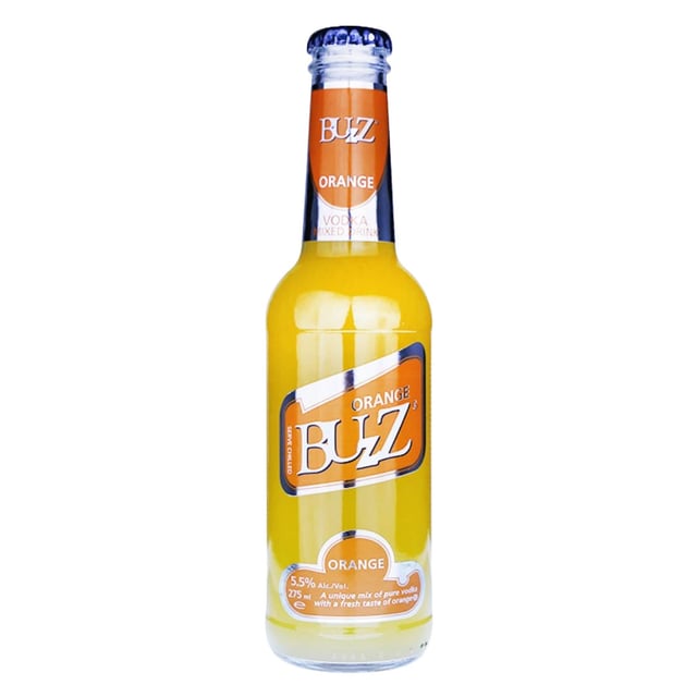 Buzz Orange 275Ml Glass