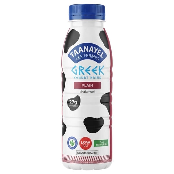 Taanayel greek yogurt liquid lactose free 330ml