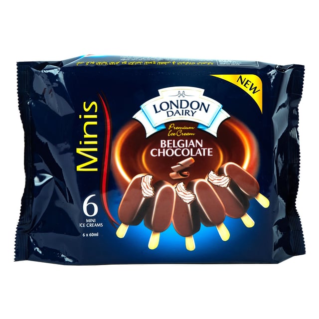 London Dairy Minis Belgium Chocolate 60Ml