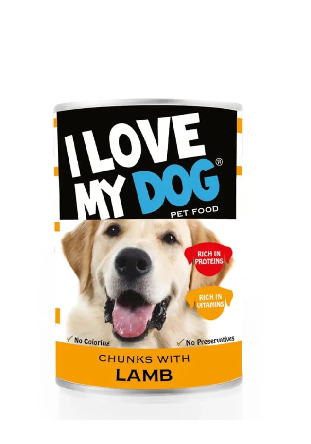 i love my dog chunks lamb 415g