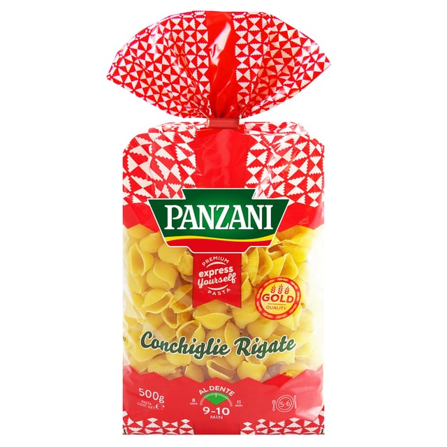 PANZANI CONCHIGLIE RIGATE 500G