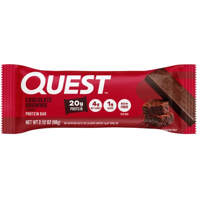 quest chocolate brownie 60g