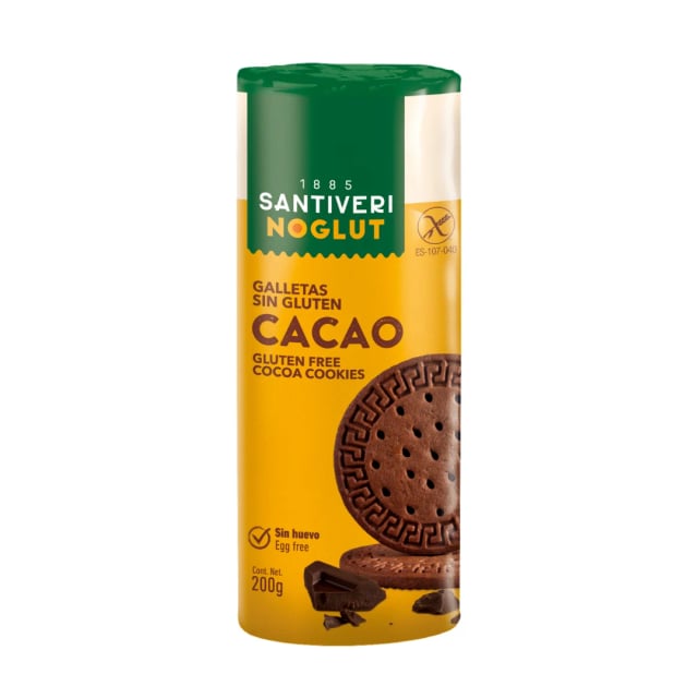 Santiveri Noglut Gluten Free Dgstv biscuits Cocoa