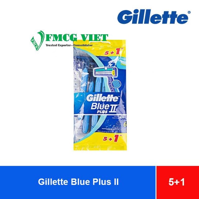 Gillette Blue Ii Plus 5+1