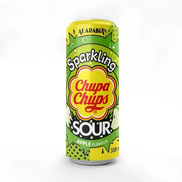Chupa chups sour Green apple 330ml