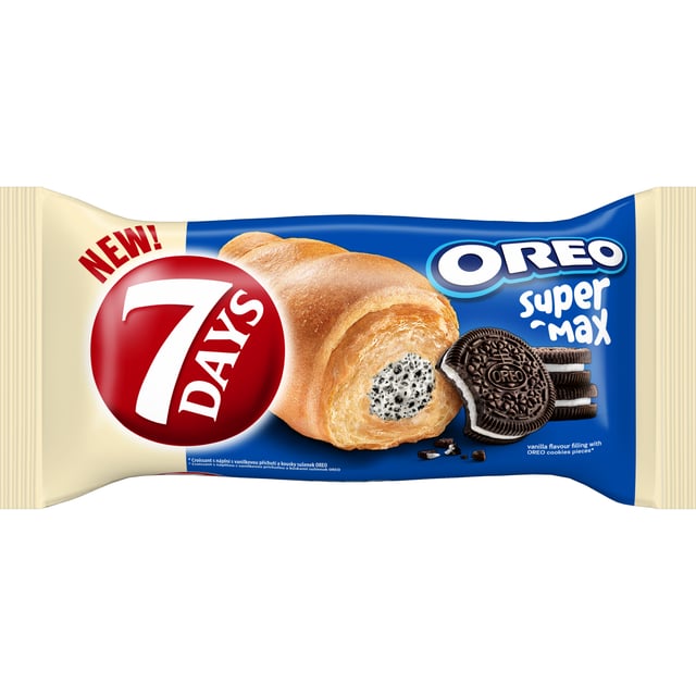 7 DAYS CROISSANT MAX VANILLA OREO 110G