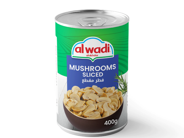 Al wadi al akhdar sliced mushroom can 400g