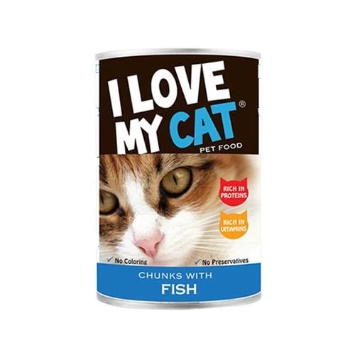 I Love My Cat Chunks With Fish 415G