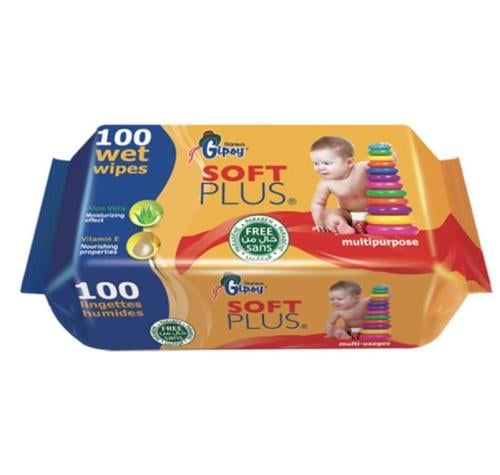 Gipsy soft plus 100 wet wipes