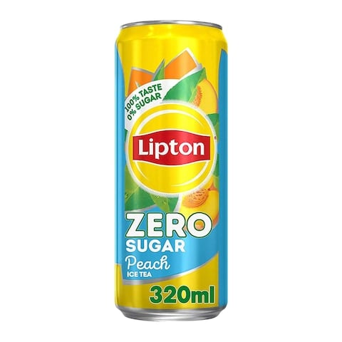 Lipton Ice Tea Peach Zero Sugar 320Ml Can