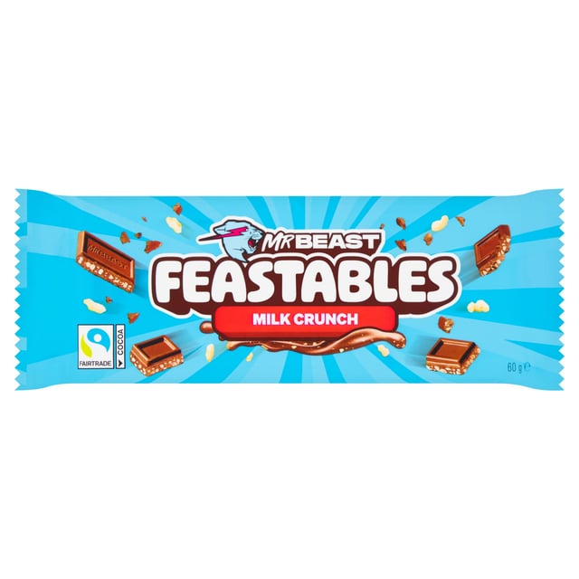 Mr Beast Feastables milk crunch 60g