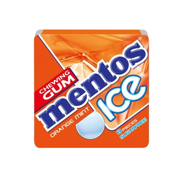 Mentos Ice Sugar Free 8 Pcs Orange Mint 11.4G