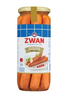 zwan beef hotdog 520g