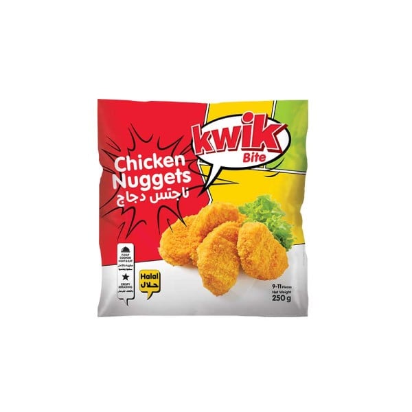 Kwik Breaded Chicken Nuggets 250g