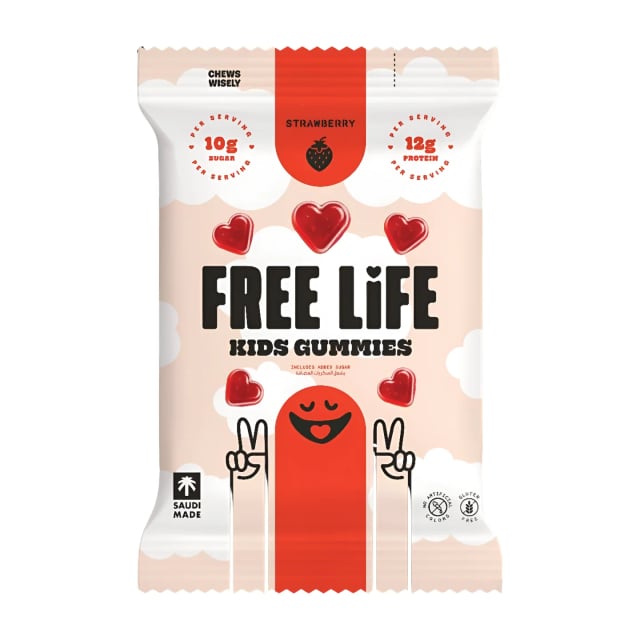 freelife kids gummies strawberry 34g