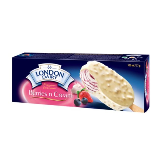 London Dairy Berries And Cream 110Ml