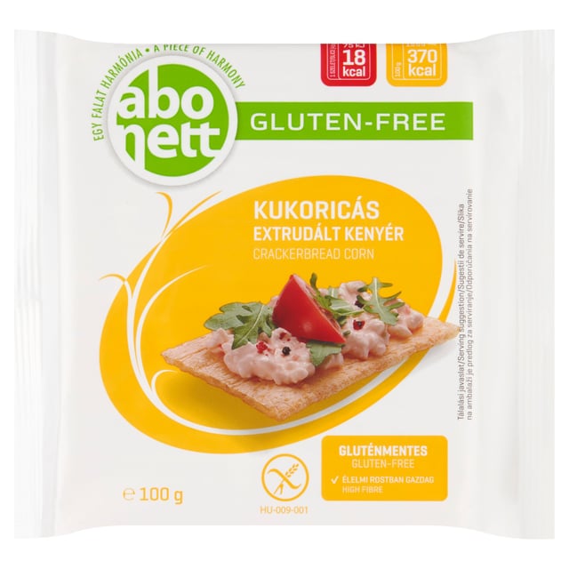 Abonett Gluten-Free Crackerbread Corn 100g