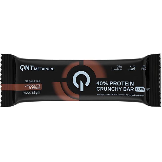 Qnt protein crunchy bar  chocolate 65g