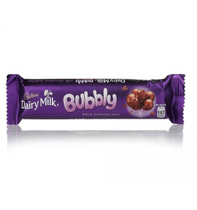 Cadburry Dairy Milk Bubbly 28G