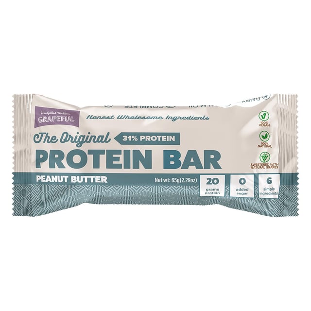 Grapeful The Original Protein Bar Peanut Butter 65