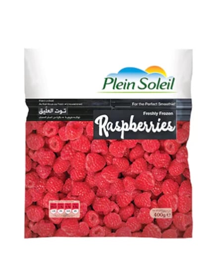 Plein soleil frozen raspberries 400g