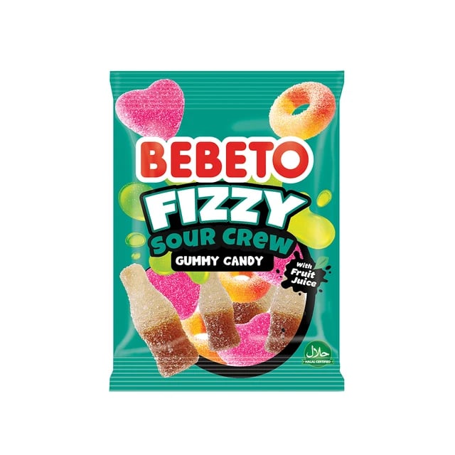 bebeto jelly gum sour crew 80g