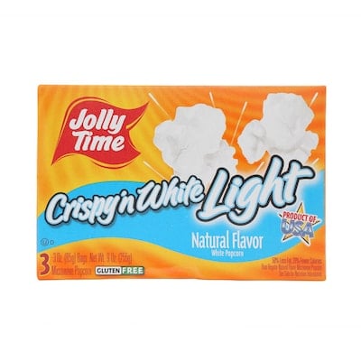 Jolly time light popcorn natural 300g