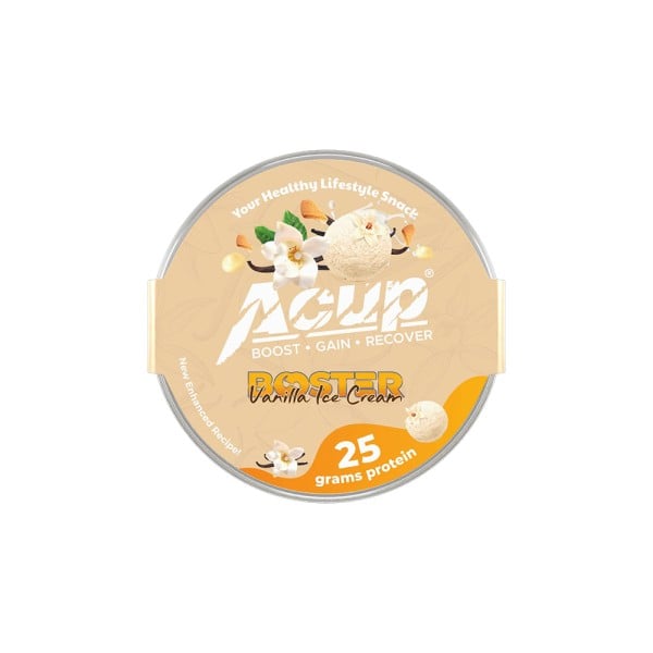 A cup Booster Vanilla Ice Cream 80G