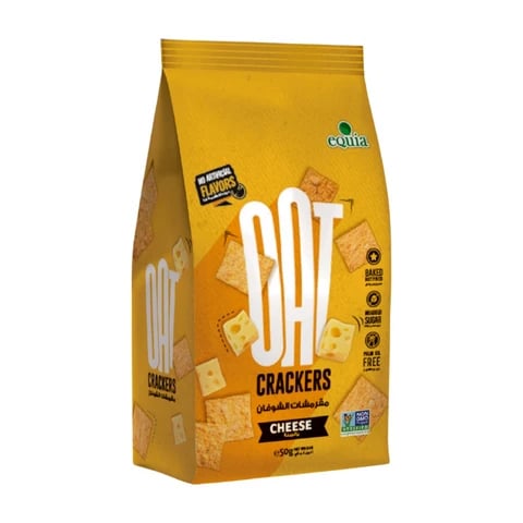 Equia oat crackers cheese 50g
