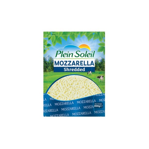 Plein soleil shredded mozzarella 200g