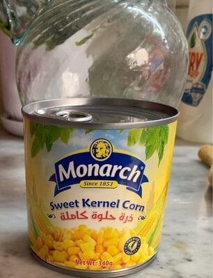 Monarch Sweet Kernel Corn 340G