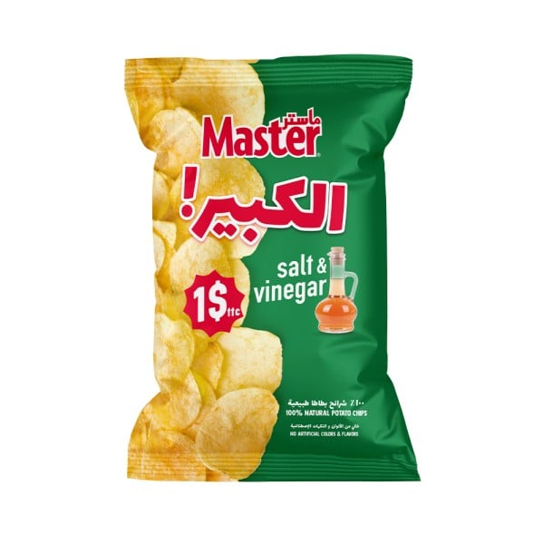 Master salt & vinegar 165g