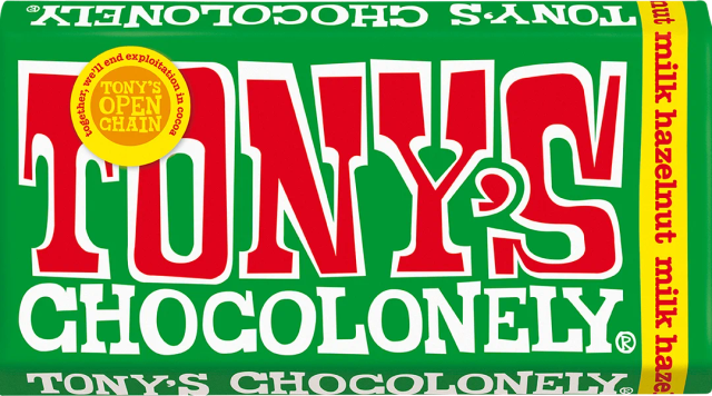 Tonys milk hazelnut 180g