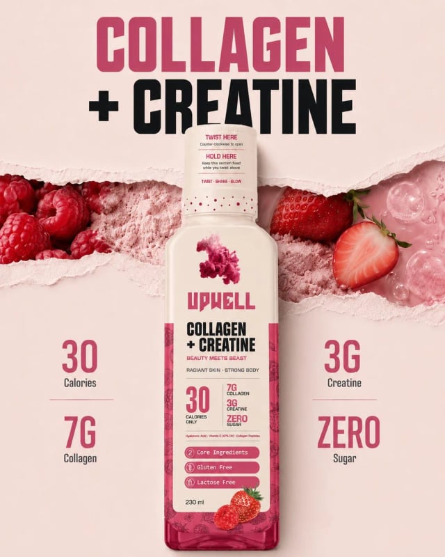 Upwell collagen creatine 230ml