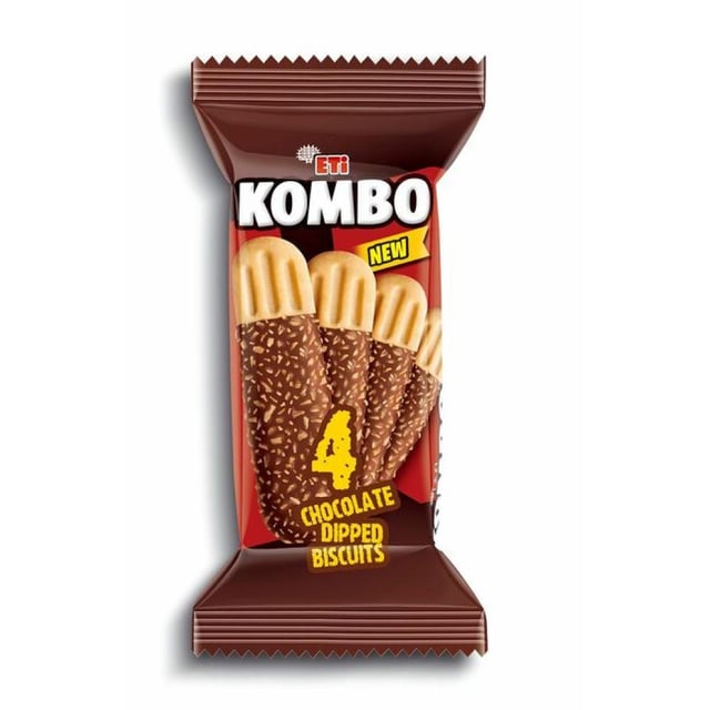 Eti Kombo 4 Choclate Dipped Biscuits 44.5G