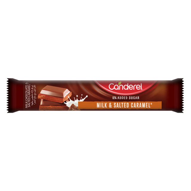 Canderel milk & salted caramel 27g