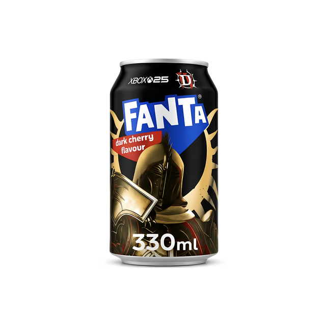 Fanta daark cherry flavor 330ml
