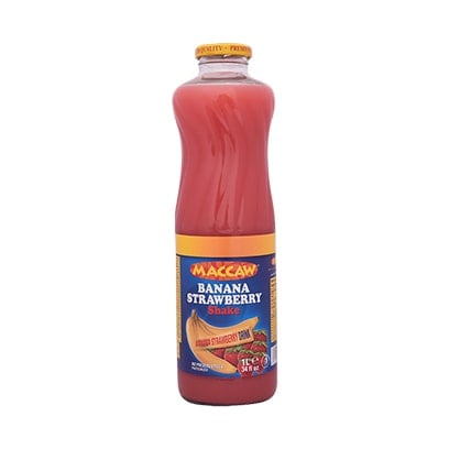 Maccaw Banana Strawberry 1L Glass